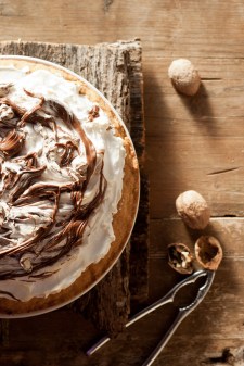 Tarte meringue nutella