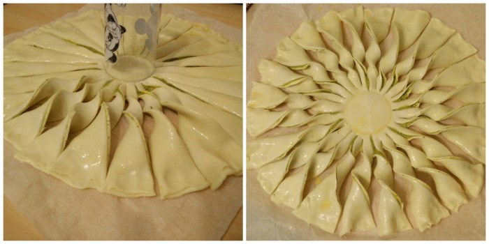 Tarte Soleil Découpe